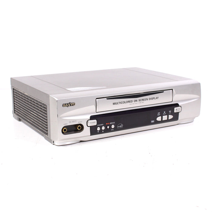 Sanyo VWM-290 VCR VHS Player and Recorder Multi-Colored On Screen Display-VCRs-SpenCertified-vintage-refurbished-electronics