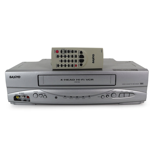Sanyo VWM-950 VCR/VHS Player/Recorder Compact Lightweight System w/ HiFi Stereo (THE BEST BASIC VCR)-Electronics-SpenCertified-refurbished-vintage-electonics