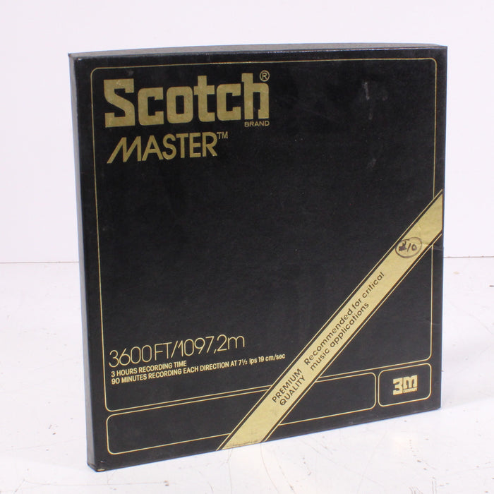 Scotch Master Recording Tape 10.5" Metal Reel with Box-Reel-to-Reel Tape-SpenCertified-vintage-refurbished-electronics