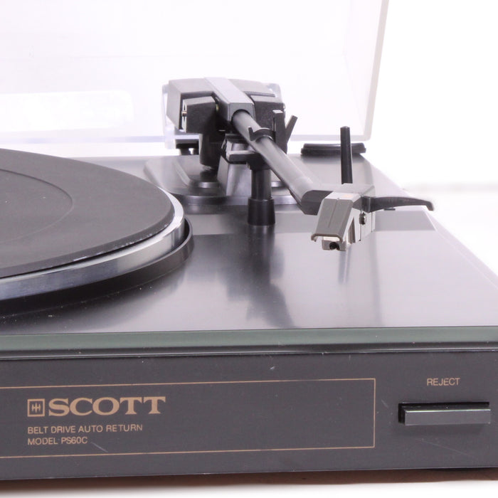 Scott PS60C Belt-Drive Semi-Automatic Turntable (1989)-Turntables & Record Players-SpenCertified-vintage-refurbished-electronics