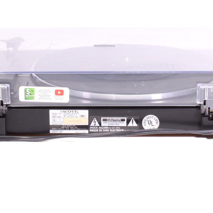 Scott PS60C Belt-Drive Semi-Automatic Turntable (1989)-Turntables & Record Players-SpenCertified-vintage-refurbished-electronics