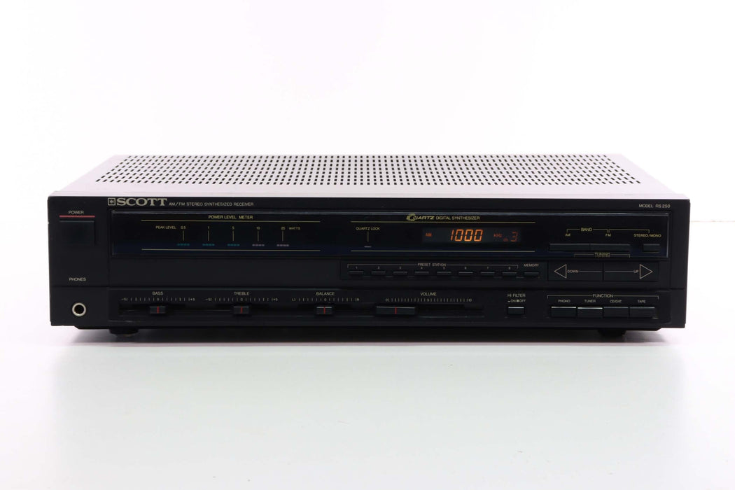 SCOTT RS250 Synthesizer AM/FM Home Stereo Tuner Receiver-Audio & Video Receivers-SpenCertified-vintage-refurbished-electronics