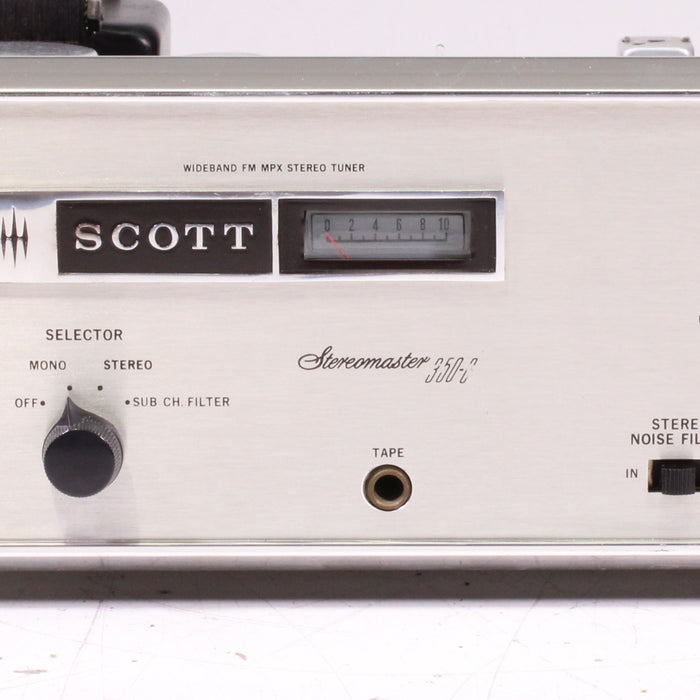 Scott Stereomaster 350-C FM MPX Stereo Tube Tuner Silver Face (No Cabinet)-Audio Amplifiers-SpenCertified-vintage-refurbished-electronics
