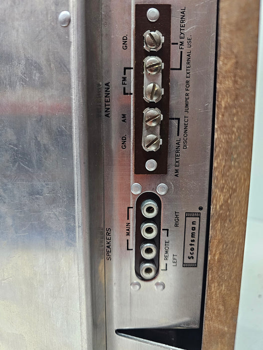 Scott Type 712 Solid State AM FM Stereo Turntable Compact Music System (1970s)-Turntables & Record Players-SpenCertified-vintage-refurbished-electronics