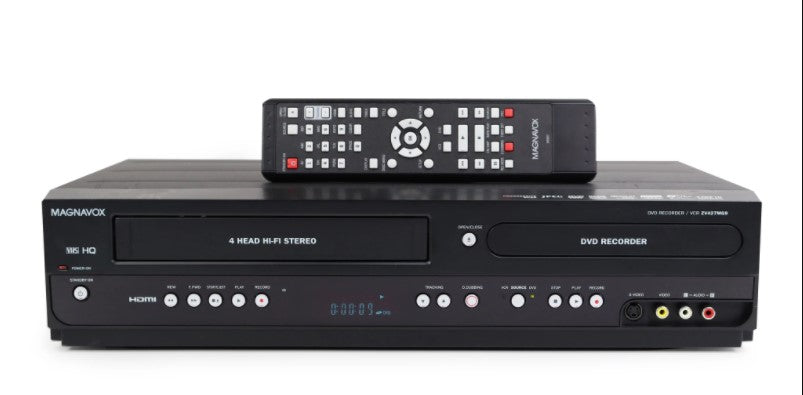 vhs to dvd transfer recording dubbing conversion system dvd vcr combo systems hdmi hi-fi stereo 4 head Magnavox Panasonic Sony JVC 2-way-dubbing high quality