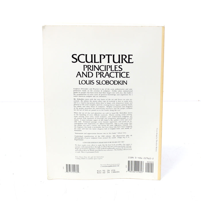 Sculpture: Principles and Practice by Louis Slobodkin Paperback Book (1973)-Books-SpenCertified-vintage-refurbished-electronics