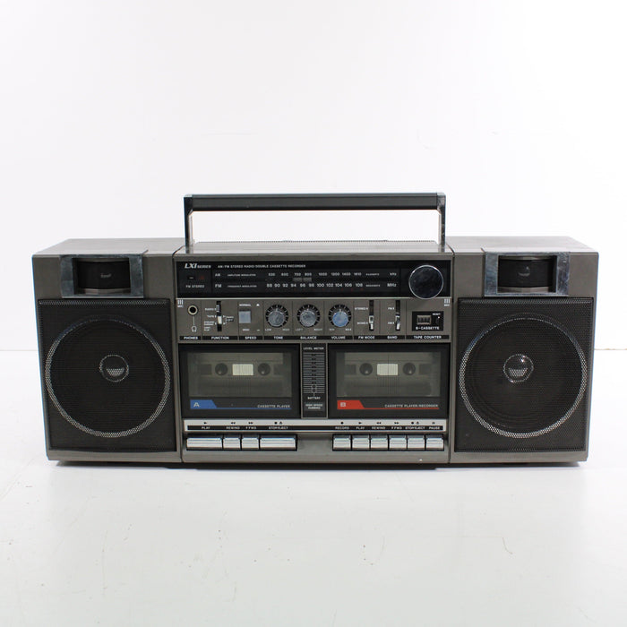 Sears 564.21383451 LXI Series AM FM Radio Double Cassette Recorder Boombox-Boomboxes-SpenCertified-vintage-refurbished-electronics