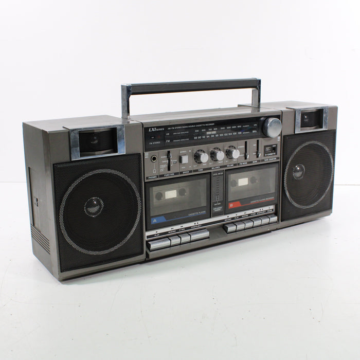 Sears 564.21383451 LXI Series AM FM Radio Double Cassette Recorder Boombox-Boomboxes-SpenCertified-vintage-refurbished-electronics