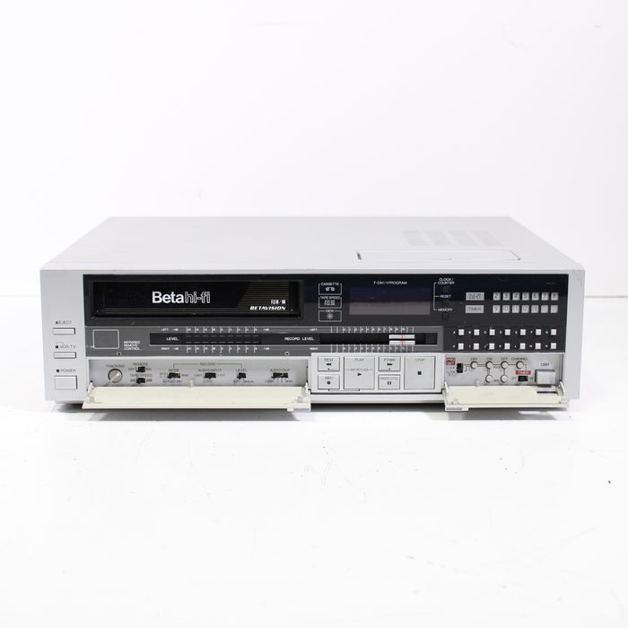 Sears 564.53410451 Betamax Video Tape Recorder Player Silver with Remote (1984)-Betamax Player-SpenCertified-vintage-refurbished-electronics