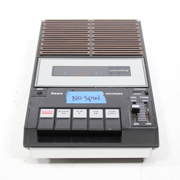 Sears 799.21672500 Solid State Cassette Recorder Player Wood Grain (AS IS)-Cassette Players & Recorders-SpenCertified-vintage-refurbished-electronics