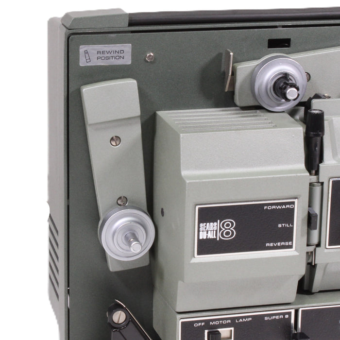 Sears Du-All Eight Dual 8mm / Super 8 Automatic Threading Movie Projector (ORIGINAL BOX)-Projectors-SpenCertified-vintage-refurbished-electronics