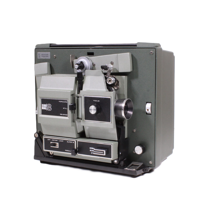 Sears Du-All Eight Dual 8mm / Super 8 Automatic Threading Movie Projector (ORIGINAL BOX)-Projectors-SpenCertified-vintage-refurbished-electronics