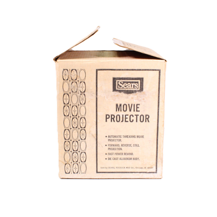 Sears Du-All Eight Dual 8mm / Super 8 Automatic Threading Movie Projector (ORIGINAL BOX)-Projectors-SpenCertified-vintage-refurbished-electronics