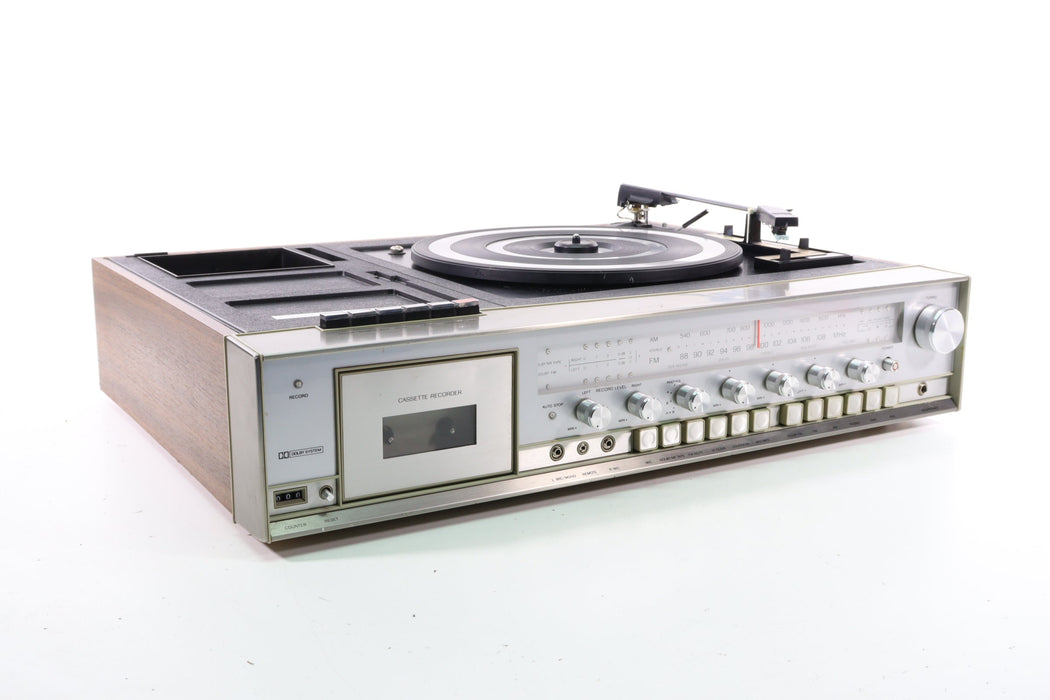 Sears Solid State AM/FM Stereo System Record Player with Cassette Recorder-Turntables & Record Players-SpenCertified-vintage-refurbished-electronics