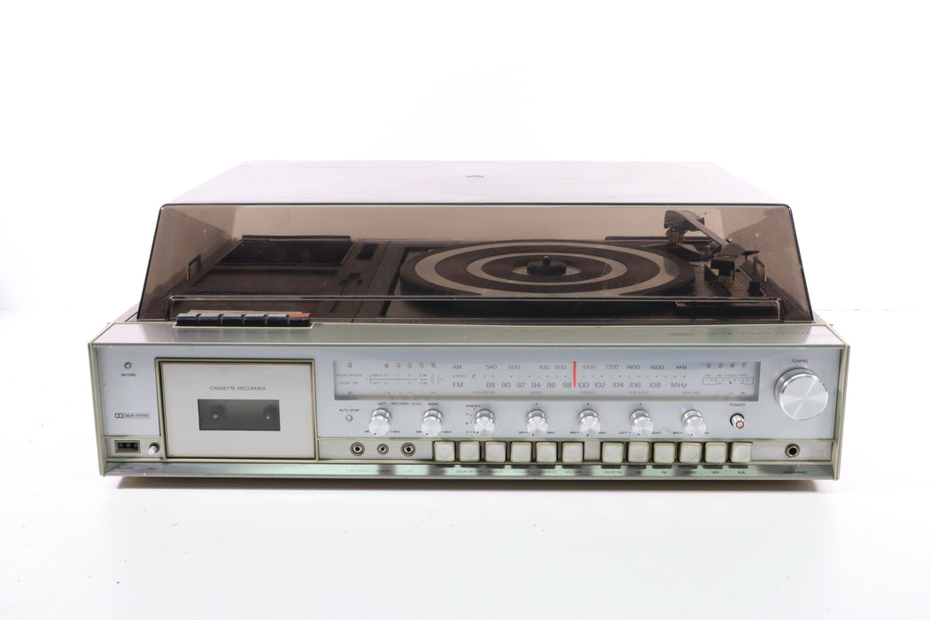 Sears Solid State AM/FM Stereo System Record Player with Cassette Recorder-Turntables & Record Players-SpenCertified-vintage-refurbished-electronics