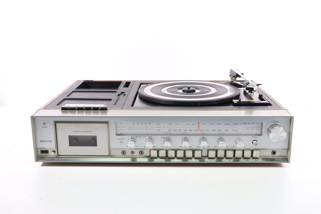 Sears Solid State AM/FM Stereo System Record Player with Cassette Recorder-Turntables & Record Players-SpenCertified-vintage-refurbished-electronics