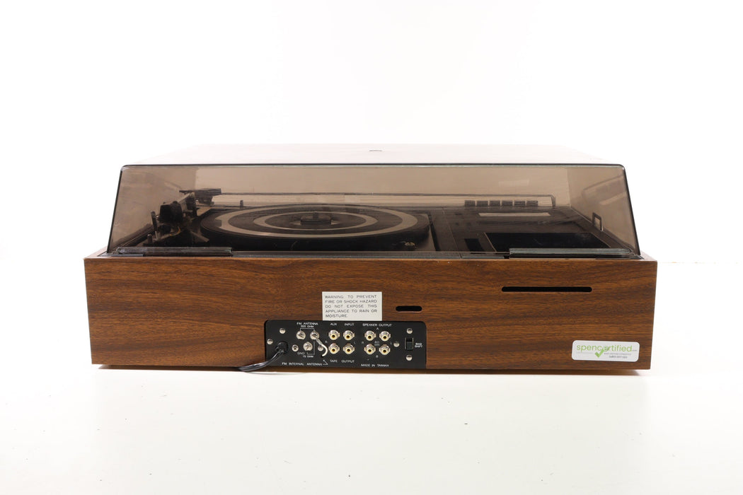 Sears Solid State AM/FM Stereo System Record Player with Cassette Recorder-Turntables & Record Players-SpenCertified-vintage-refurbished-electronics