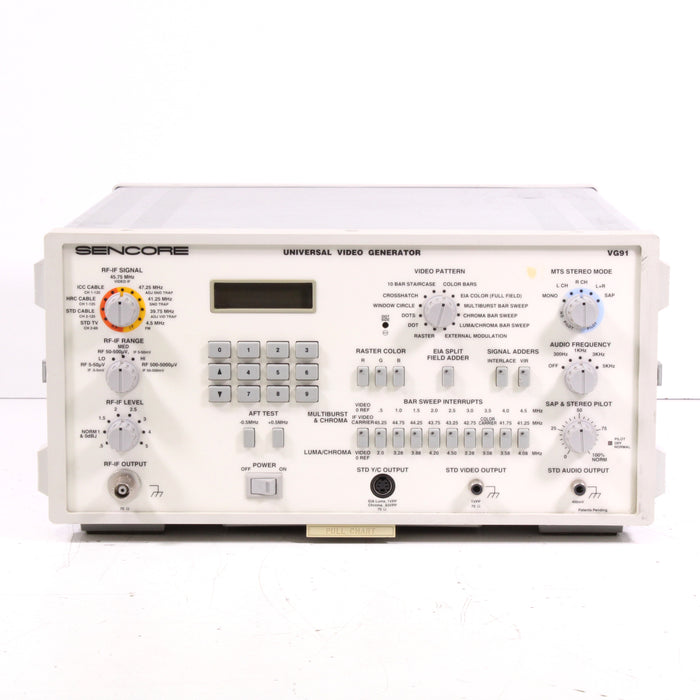 Sencore VG91 Universal Video Generator (AS IS, UNTESTED)-Electronics-SpenCertified-vintage-refurbished-electronics