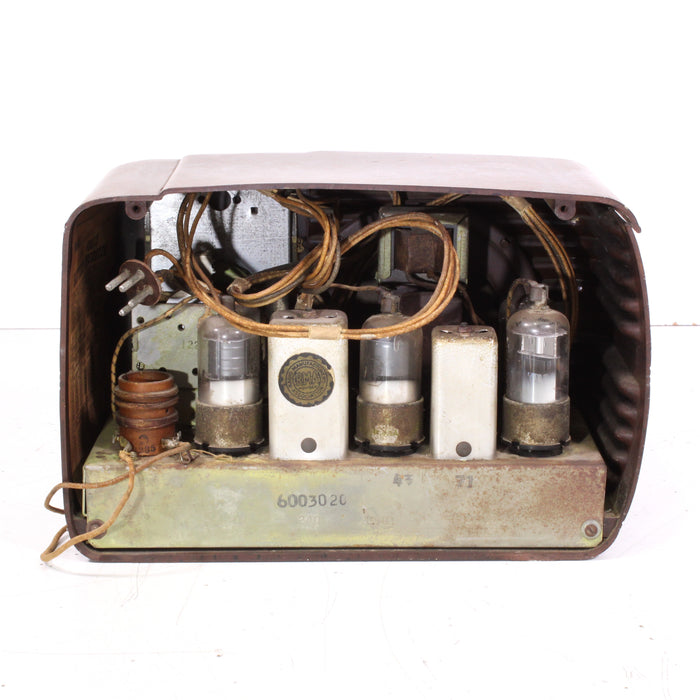 Sentinel 240-W Vintage AM FM Tabletop Tube Radio (1940s) (AS IS)-Radios-SpenCertified-vintage-refurbished-electronics