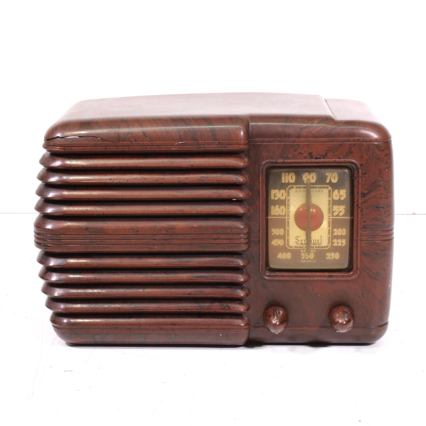 Sentinel 240-W Vintage AM FM Tabletop Tube Radio (1940s) (AS IS ...