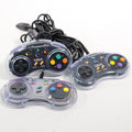 Set of 3 SG ProPad SG Tourney Pad Retro Gaming Controllers