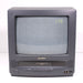 Sharp 13VT-L100 13" CRT Television TV VCR Combo RF, Mono AV Inputs (1999) (AS IS)-Televisions-SpenCertified-vintage-refurbished-electronics