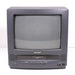 Sharp 13VT-L100 13" CRT Television TV VCR Combo RF, Mono AV Inputs (1999) (AS IS)-Televisions-SpenCertified-vintage-refurbished-electronics