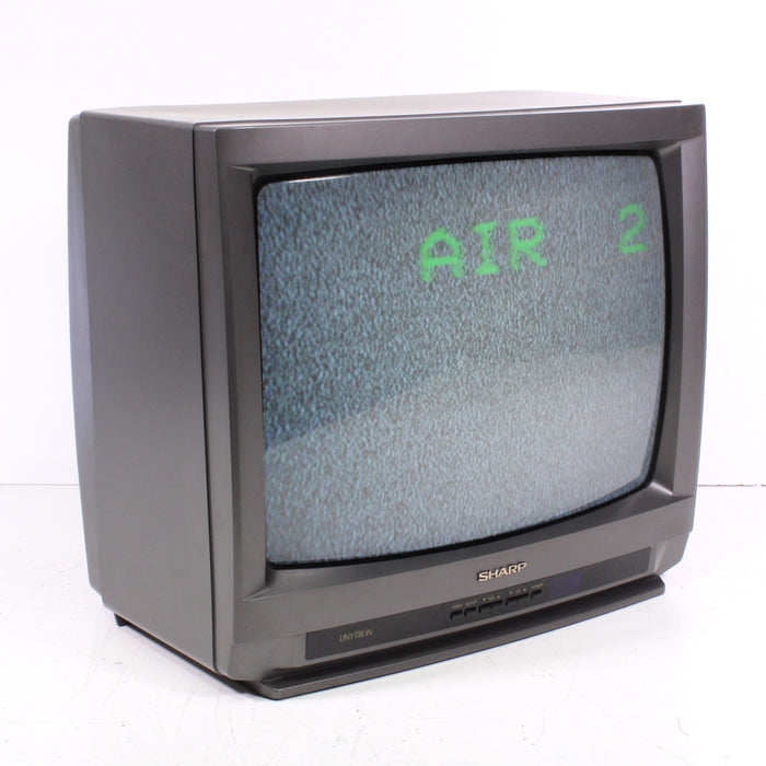Sharp 19C-M100R 19" CRT Television Retro Color Tube TV RF (1992)-Televisions-SpenCertified-vintage-refurbished-electronics