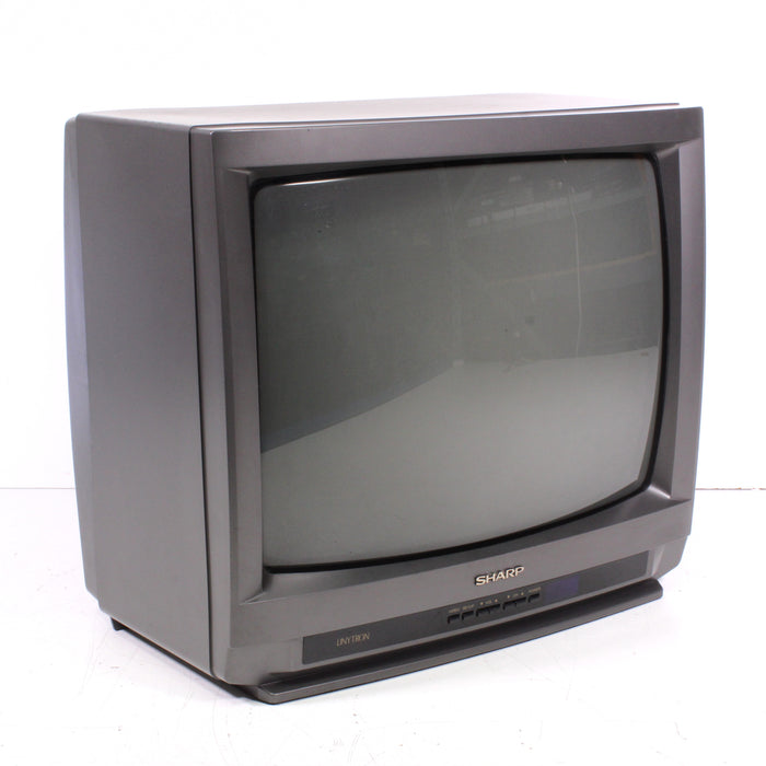 Sharp 19C-M100R 19" CRT Television Retro Color Tube TV RF (1992)-Televisions-SpenCertified-vintage-refurbished-electronics