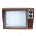 Sharp 25J01 25" CRT Color Television Linytron Plus Retro Wood Case (1984)-Televisions-SpenCertified-vintage-refurbished-electronics