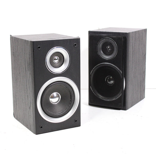 Sharp CP-DK257N Small Bookshelf Speaker Pair for Component System-Speakers-SpenCertified-vintage-refurbished-electronics