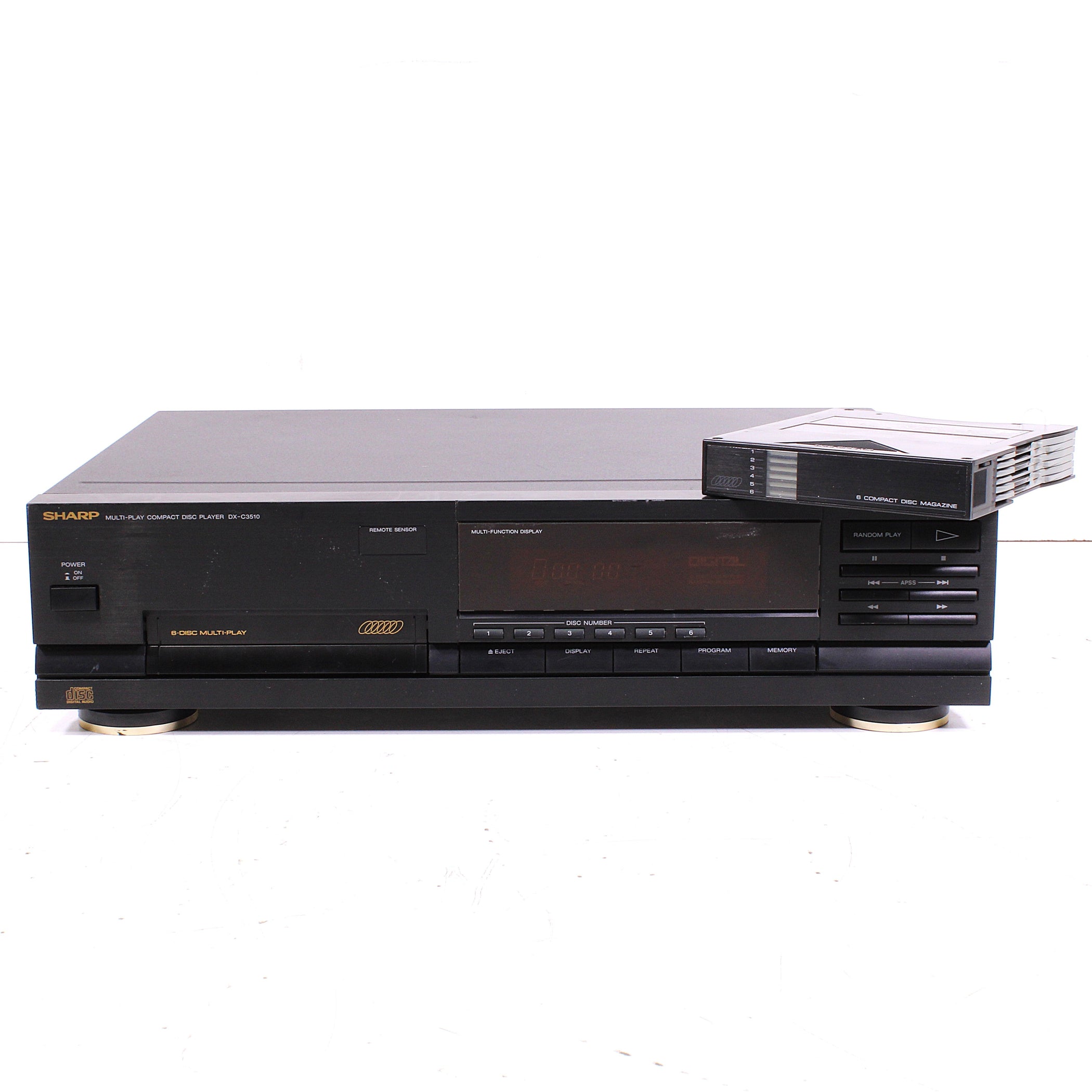Sharp DX-C3510 6-Disc Magazine Cartridge Style Slide-in Tray CD Player ...