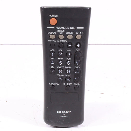 Sharp G0938CESA Remote Control for TV 25ES110 and More-Remote Controls-SpenCertified-vintage-refurbished-electronics