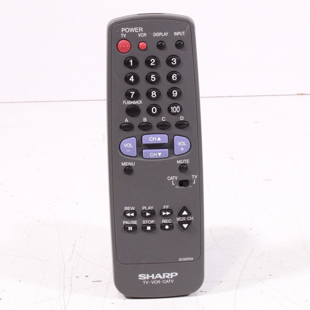 Sharp G1325SA Remote Control for TV/VCR 27JS180 and more — SpenCertified