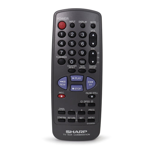 Sharp G1330SA VCR and TV Remote Control for Model LC-13AV1U and More-Remote-SpenCertified-refurbished-vintage-electonics