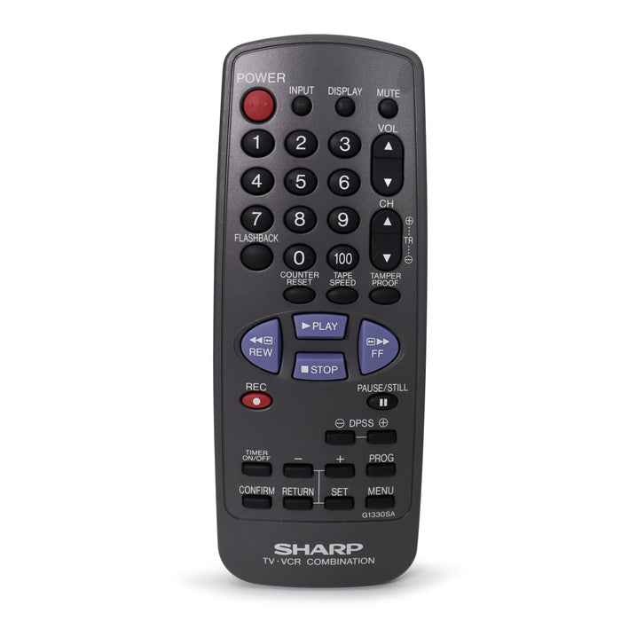 Sharp G1330SA VCR and TV Remote Control for Model LC-13AV1U and More-Remote-SpenCertified-refurbished-vintage-electonics