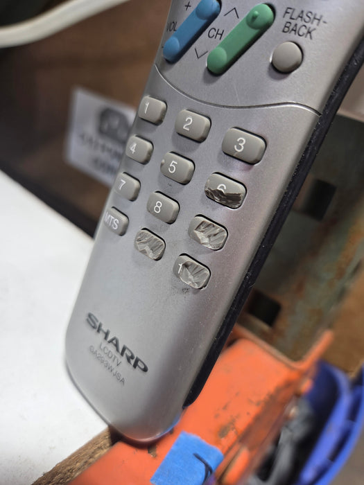 Sharp GA293WJSA LCDTV Remote Control LC13B6 LC-20B6USR LC-15B8US LC-20B9US-Remote Controls-SpenCertified-vintage-refurbished-electronics