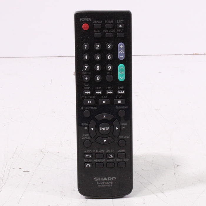 Sharp GA480WJSB Remote Control for LCD TV/DVD LC22DV27UT and more-Remote Controls-SpenCertified-vintage-refurbished-electronics