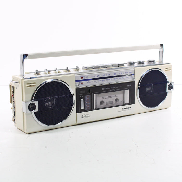 Sharp GF-7 Portable AM FM Stereo Radio Cassette Player Recorder-Radios-SpenCertified-vintage-refurbished-electronics