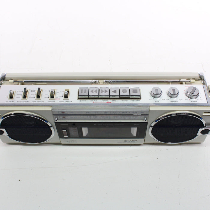 Sharp GF-7 Portable AM FM Stereo Radio Cassette Player Recorder-Radios-SpenCertified-vintage-refurbished-electronics