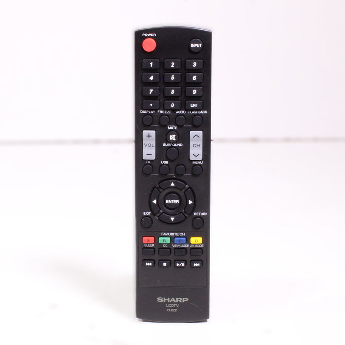 Sharp GJ221 Remote Control for LCD TV LC-26SV490U and More-Remote Controls-SpenCertified-vintage-refurbished-electronics