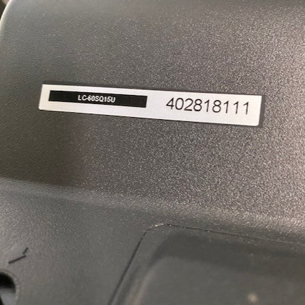 Sharp LC-60SQ15U 60" Class AQUOS Q+ Series Smart 1080p LED HDTV Television-Televisions-SpenCertified-vintage-refurbished-electronics