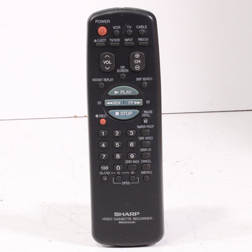 Sharp RRMCG0104AJSA Remote Control for VCR-Remote Controls-SpenCertified-vintage-refurbished-electronics