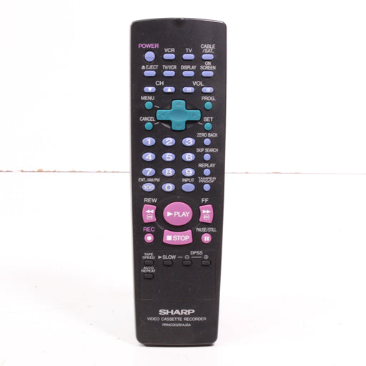Sharp RRMCG0281AJSA Remote Control for VCR Player-Remote Controls-SpenCertified-vintage-refurbished-electronics