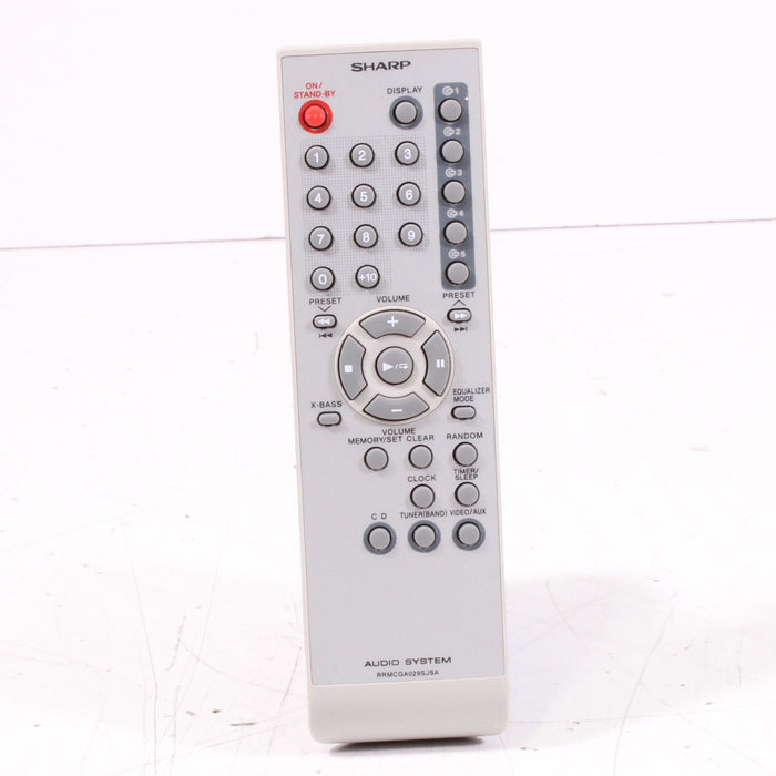Sharp RRMCGA029SJSA Remote Control for Micro Component Audio System XLMP60-Remote Controls-SpenCertified-vintage-refurbished-electronics