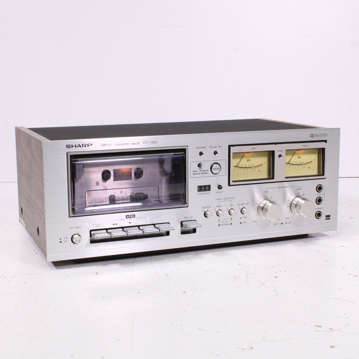 Sharp RT-1165 Stereo Cassette Deck Dolby NR Silver Face Vintage-Cassette Players & Recorders-SpenCertified-vintage-refurbished-electronics