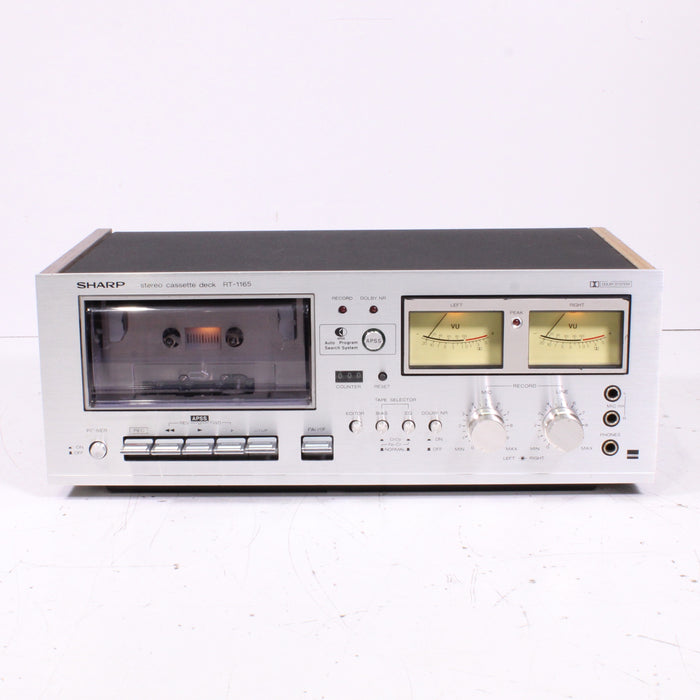 Sharp RT-1165 Stereo Cassette Deck Dolby NR Silver Face Vintage-Cassette Players & Recorders-SpenCertified-vintage-refurbished-electronics