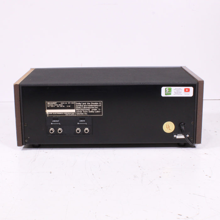 Sharp RT-1165 Stereo Cassette Deck Dolby NR Silver Face Vintage-Cassette Players & Recorders-SpenCertified-vintage-refurbished-electronics