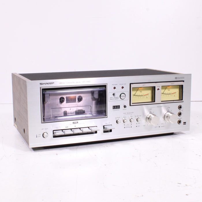 Sharp RT-1165 Stereo Cassette Deck Dolby NR Silver Face Vintage-Cassette Players & Recorders-SpenCertified-vintage-refurbished-electronics