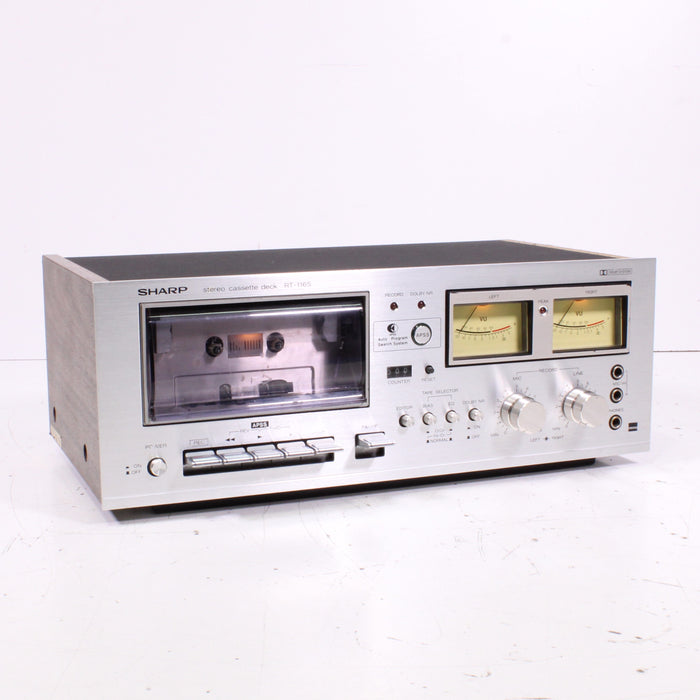 Sharp RT-1165 Stereo Cassette Deck Dolby NR Silver Face Vintage-Cassette Players & Recorders-SpenCertified-vintage-refurbished-electronics